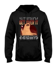 Sloth Get Over It Hooded Sweatshirt front
