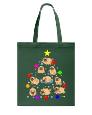 Pug Dog Christmas Tree 2 Tote Bag tile