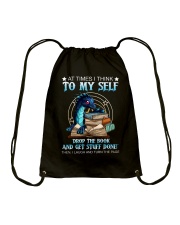 Book The Book And Get Stuff Done Then 1 Drawstring Bag tile