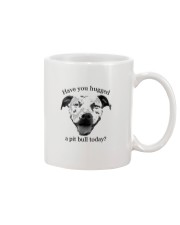 Bulldog Dog Have You Hugged A Pit Bull Today Mug tile