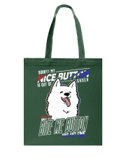 Samoyed Dog Nice Button Tote Bag tile