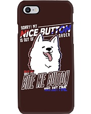 Samoyed Dog Nice Button Phone Case tile