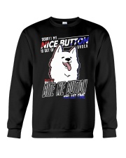 Samoyed Dog Nice Button Crewneck Sweatshirt tile