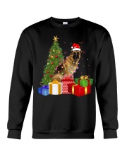 German Shepherd Dog Santa Hat Christmas Crewneck Sweatshirt tile