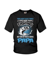 Fish Fishing Papa Youth T-Shirt tile