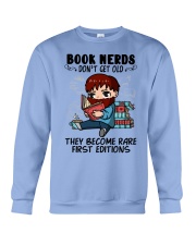 Father Book Nerds Don't Get Old Crewneck Sweatshirt tile