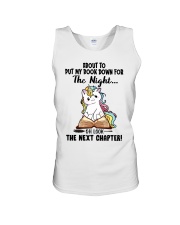 Book Oh Look The Next Chapter Unicorn Unisex Tank tile