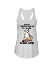 Book Oh Look The Next Chapter Unicorn Ladies Flowy Tank tile