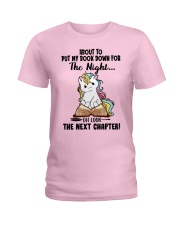 Book Oh Look The Next Chapter Unicorn Ladies T-Shirt tile