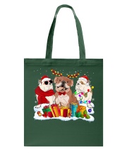 Bulldog Dog English Bulldog Christmas Tote Bag tile
