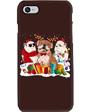 Bulldog Dog English Bulldog Christmas Phone Case tile