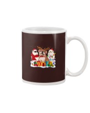 Bulldog Dog English Bulldog Christmas Mug tile