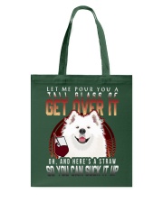 Samoyed Dog Get Over It Tote Bag tile