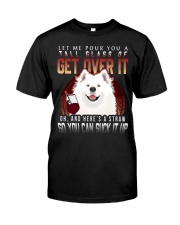 Samoyed Dog Get Over It Classic T-Shirt tile