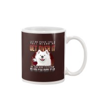 Samoyed Dog Get Over It Mug tile