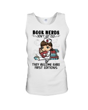 Book Nerds Don't Get Old Nurse Unisex Tank tile