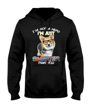 Corgi Dog I'm Not A Nerd 1 Hooded Sweatshirt front