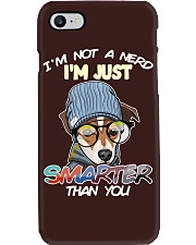 Terrier Dog I'm Not A Nerd Phone Case tile