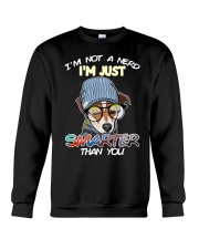 Terrier Dog I'm Not A Nerd Crewneck Sweatshirt tile