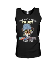 Terrier Dog I'm Not A Nerd Unisex Tank tile