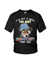 Terrier Dog I'm Not A Nerd Youth T-Shirt tile