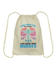 Nurse Made Them Nurses Drawstring Bag tile
