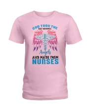 Nurse Made Them Nurses Ladies T-Shirt tile
