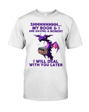 Book My Book And I Are Having A Moment Classic T-Shirt tile
