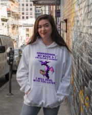 Book My Book And I Are Having A Moment Hooded Sweatshirt lifestyle-unisex-hoodie-front-1