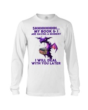 Book My Book And I Are Having A Moment Long Sleeve Tee tile