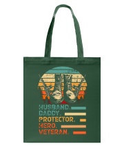 Veteran Husband Daddy Protector Hero Veteran Tote Bag tile