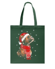 Bulldog Dog Cute Boxer Dog Christmas Tree 1 Tote Bag tile
