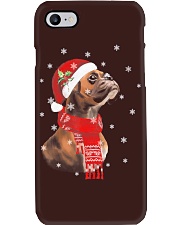 Bulldog Dog Cute Boxer Dog Christmas Tree 1 Phone Case tile