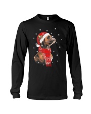 Bulldog Dog Cute Boxer Dog Christmas Tree 1 Long Sleeve Tee tile