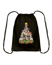Bulldog Dog French Bulldog Christmas Light Xmas Drawstring Bag tile