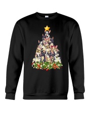 Bulldog Dog French Bulldog Christmas Light Xmas Crewneck Sweatshirt tile