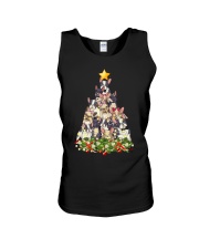 Bulldog Dog French Bulldog Christmas Light Xmas Unisex Tank tile