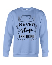 Camping Never Stop Exploring Crewneck Sweatshirt tile
