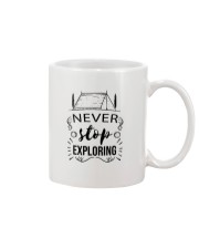 Camping Never Stop Exploring Mug tile