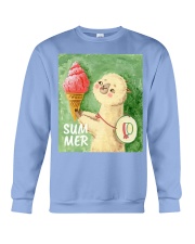 Llama Hello Summer Llama 2 Crewneck Sweatshirt tile