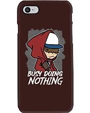 Book Busy Doing Nothing Phone Case tile
