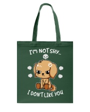Golden Retriever Dog I'm Not Shy Tote Bag tile