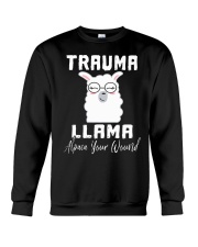 Llama Trauma Llama Crewneck Sweatshirt tile