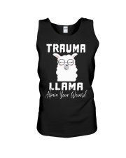 Llama Trauma Llama Unisex Tank tile