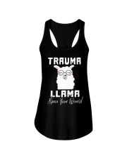Llama Trauma Llama Ladies Flowy Tank tile
