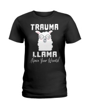 Llama Trauma Llama Ladies T-Shirt tile