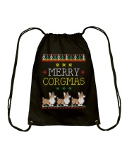 Corgi Dog Corgi Ugly Christmas Drawstring Bag tile