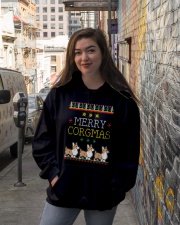 Corgi Dog Corgi Ugly Christmas Hooded Sweatshirt lifestyle-unisex-hoodie-front-1
