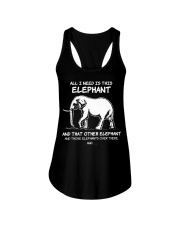 Elephants All I Need Is This Elephant Ladies Flowy Tank tile