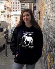 Elephants All I Need Is This Elephant Hooded Sweatshirt lifestyle-unisex-hoodie-front-1